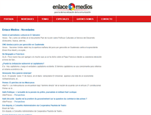 Tablet Screenshot of enlacemedios.info